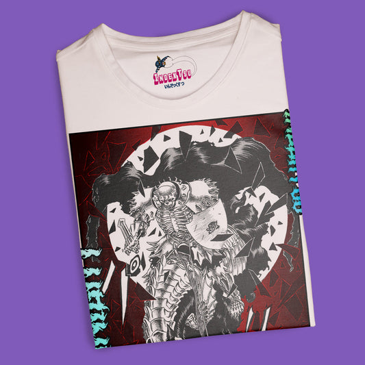 Playera Berserk Skull Knight IDXTSU, otra vista del diseño
