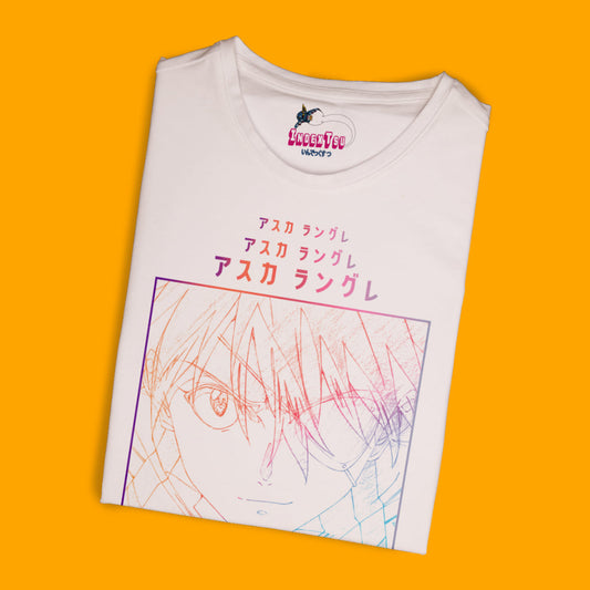 Playera IndexTsu Kuro Evangelion Asuka Langley 3.0 + 1.0