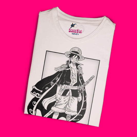 Playera IndexTsu Kuro ONE PIECE LUFFY WANO