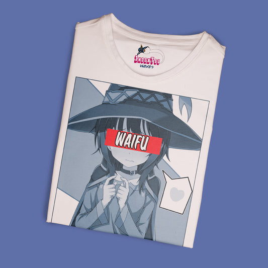 Playera IndexTsu Kuro KonoSuba! Megumin Waifu