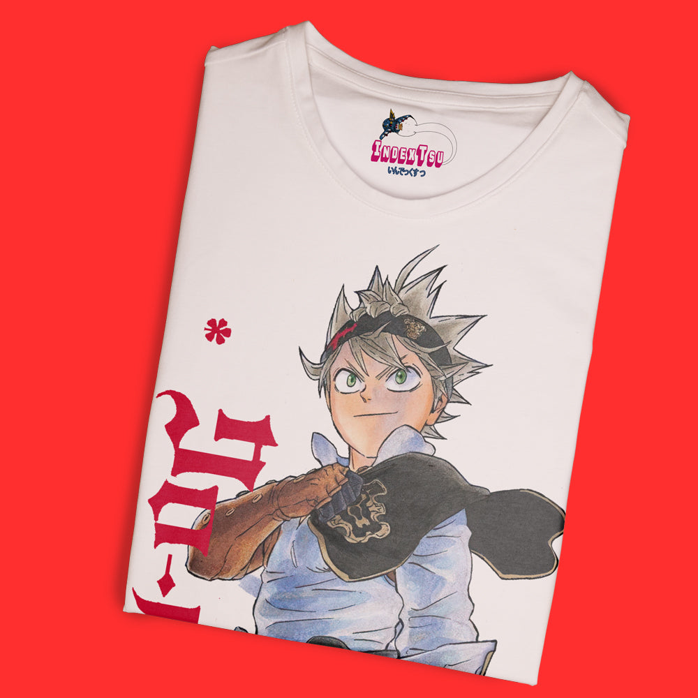 Playera IndexTsu Kuro Black Clover Asta Final.