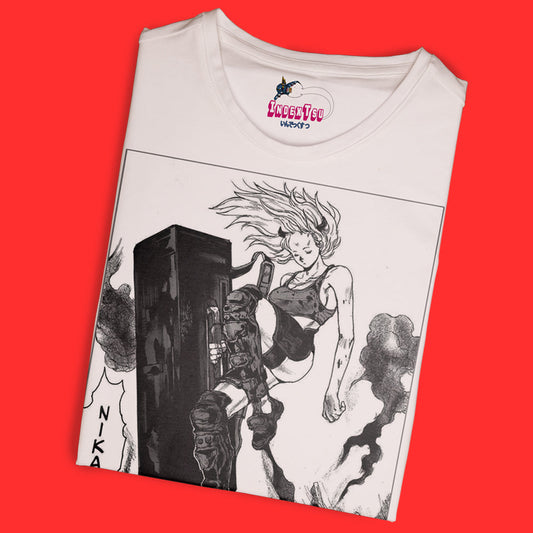 Playera IndexTsu Kuro Dorohedoro Nikaido Magic.