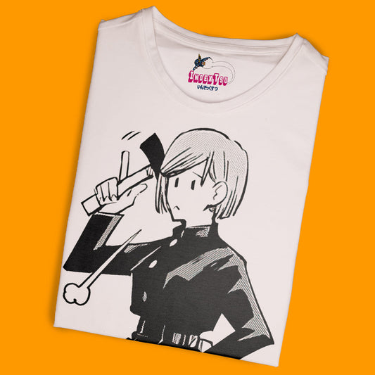 Playera IndexTsu Kuro Jujutsu Kaisen Nobara Kugisaki