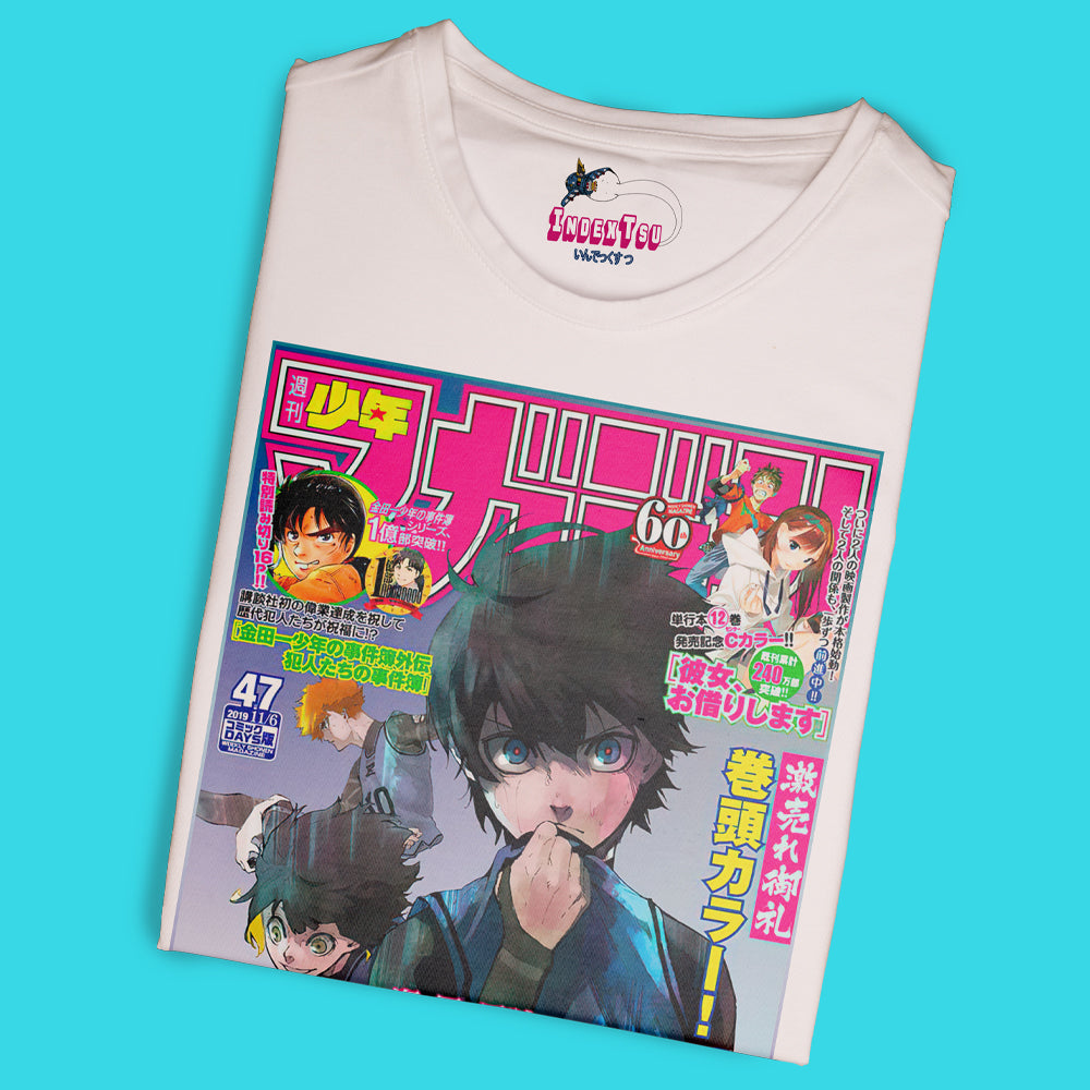 Playera IndexTsu Kuro Blue Lock Portada.