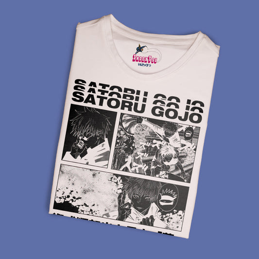 Playera IndexTsu Kuro Jujutsu Kaisen Satoru Gojo EX.