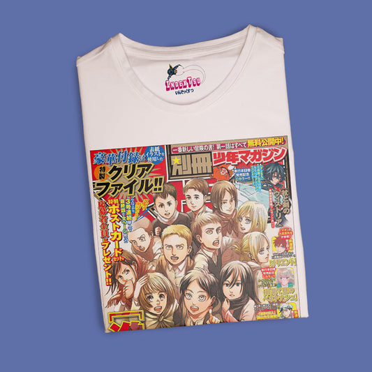 Playera IndexTsu Kuro Shingeki No Kyojin AOT PORTADA.