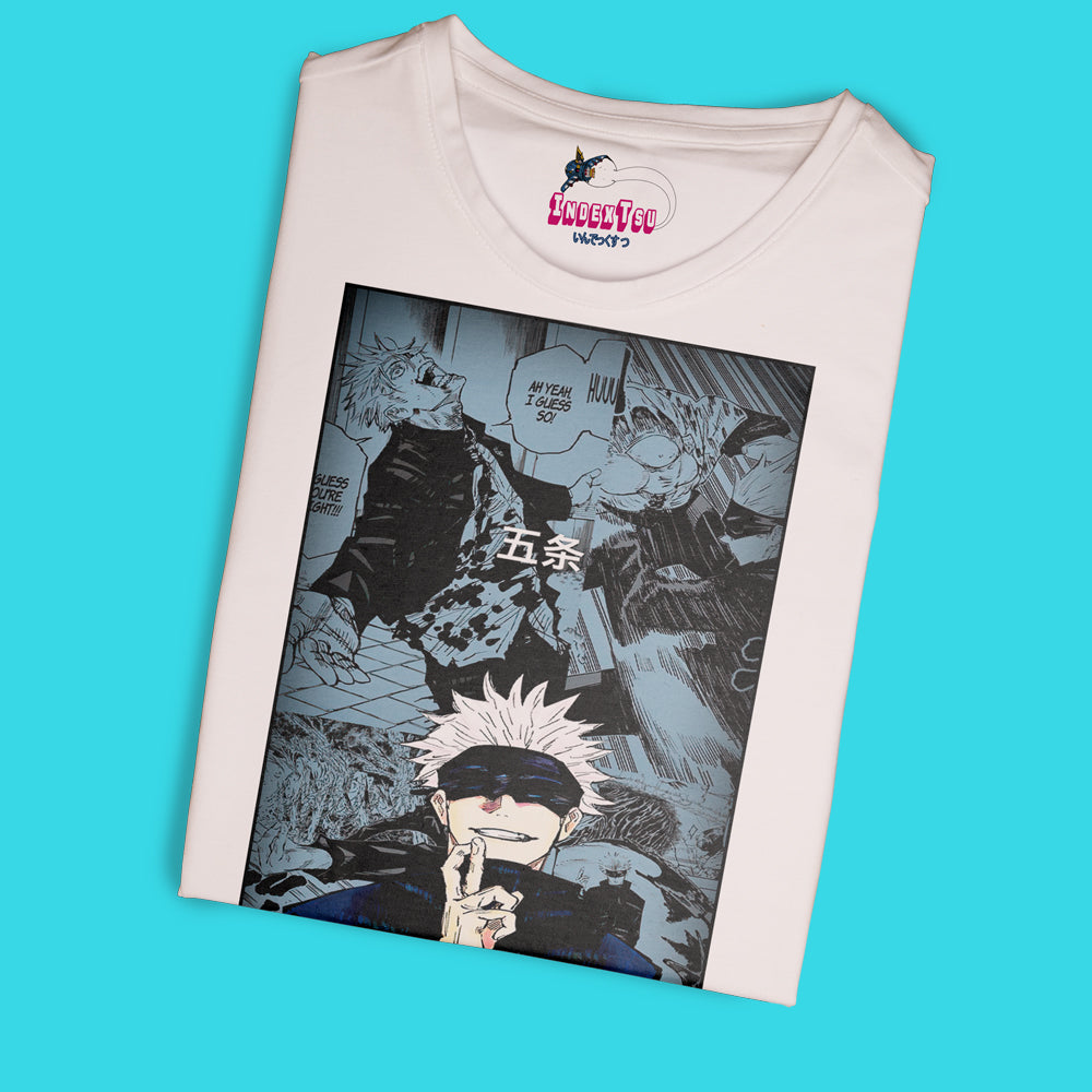 Playera IndexTsu Kuro Jujutsu Kaisen Satoru Gojo UNLIMITED.