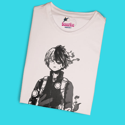Playera IndexTsu Kuro MY HERO ACADEMIA TODOROKI SHOTO.