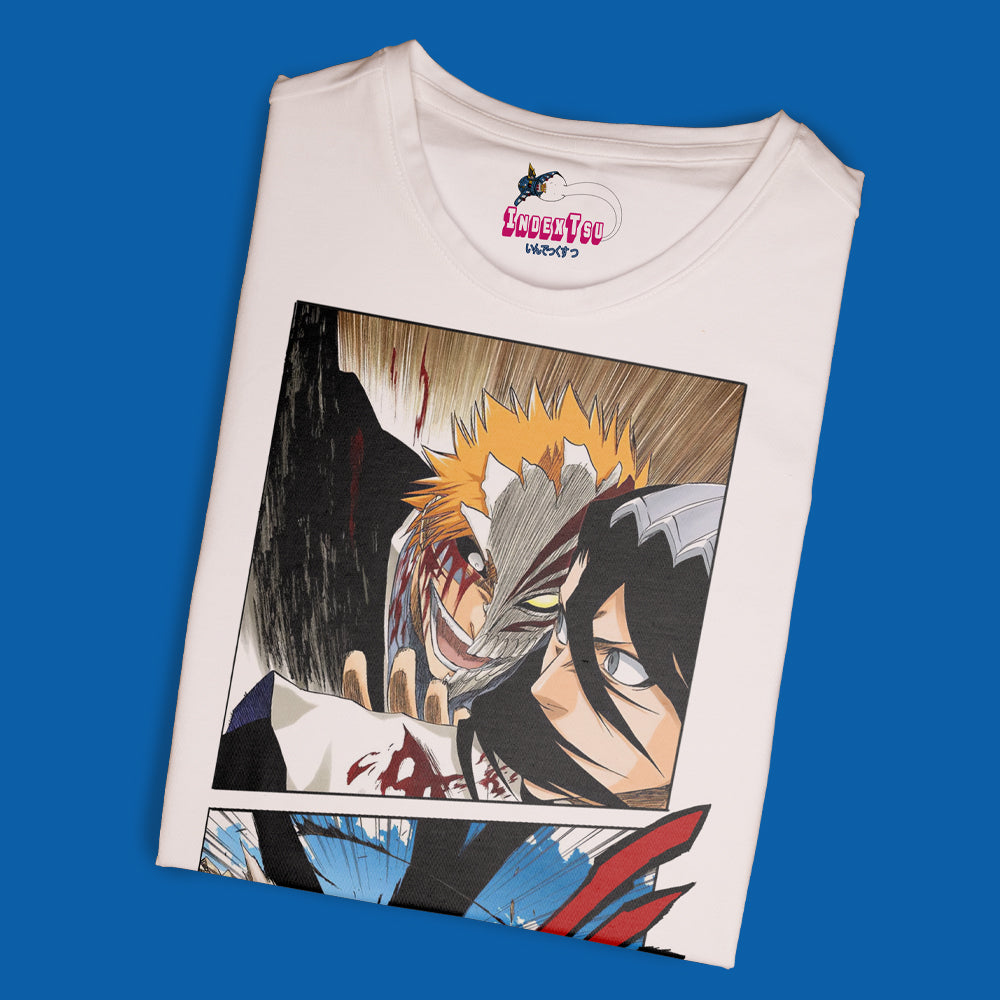 Playera IndexTsu Kuro Bleach ICHIGO VS BYAKUYA.