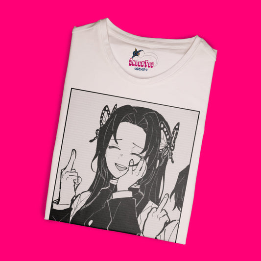 Playera IndexTsu Kuro Demon Slayer Kanae Kocho Fuck You