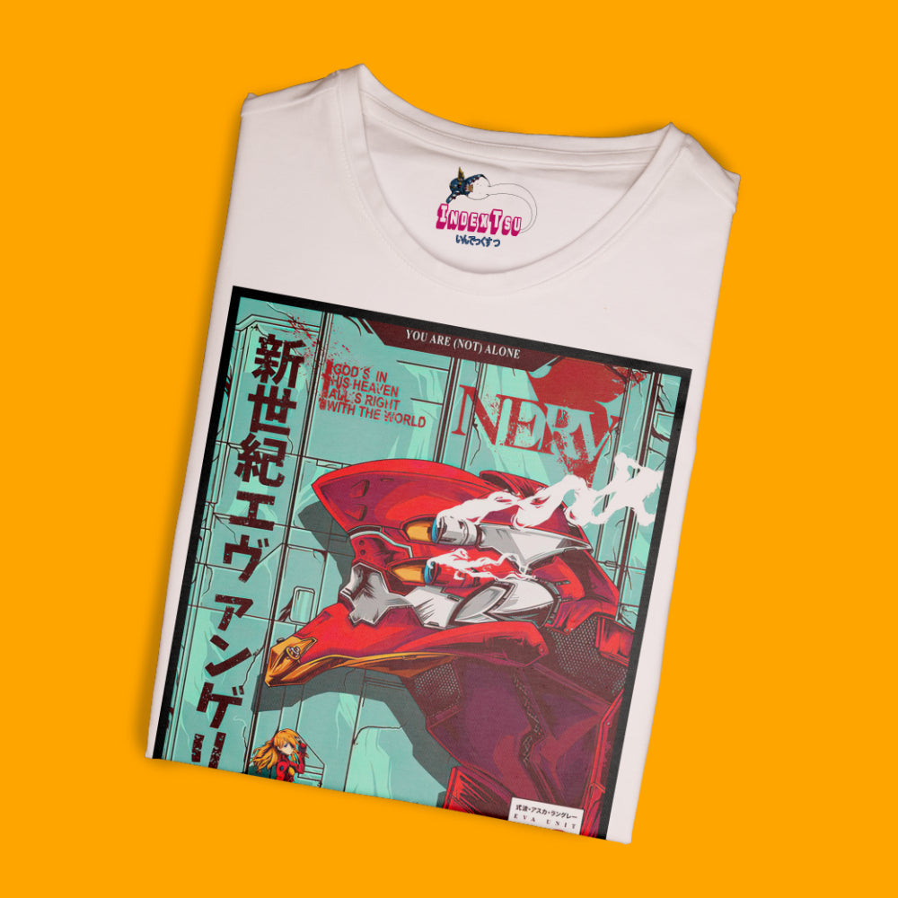 Playera IndexTsu Kuro Evangelion EVA 02 Asuka Langley