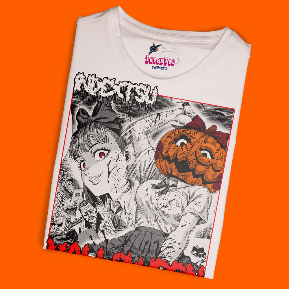 Playera IndexTsu Kuro Pumpkin Night Halloween.