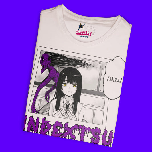 Playera IndexTsu Kuro Mieruko-chan Foto.