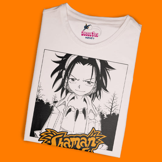 Playera IndexTsu Kuro Shaman King YOH ASAKURA