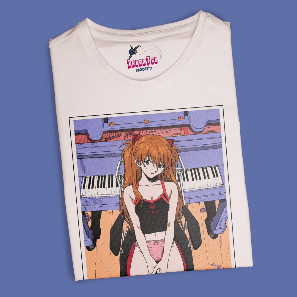Playera IndexTsu Kuro Evangelion  Asuka Langley Photo