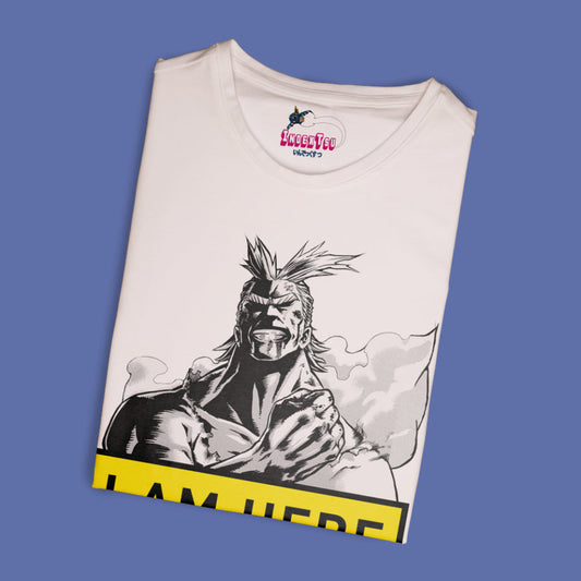 Playera IndexTsu Kuro MY HERO ACADEMIA ALL MIGHT IM HERE