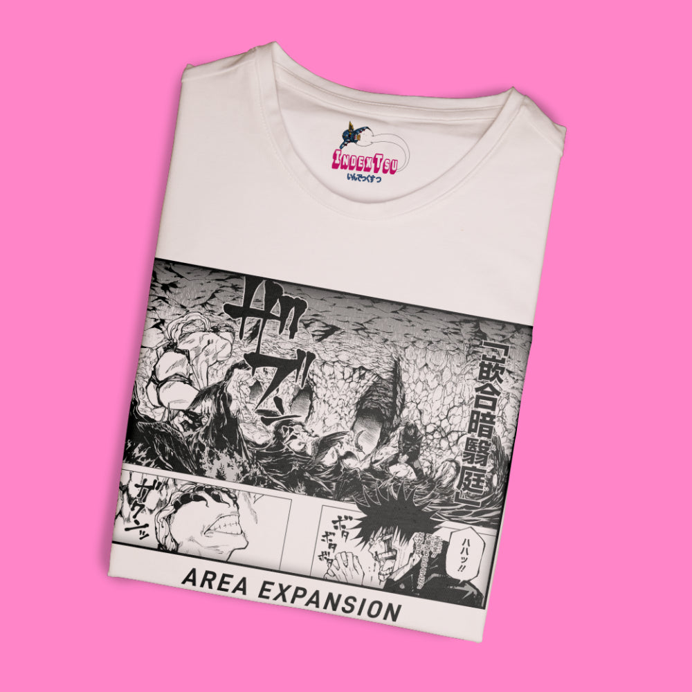 Playera IndexTsu Kuro Jujutsu Kaisen Megumi Fushiguro Area Expansion