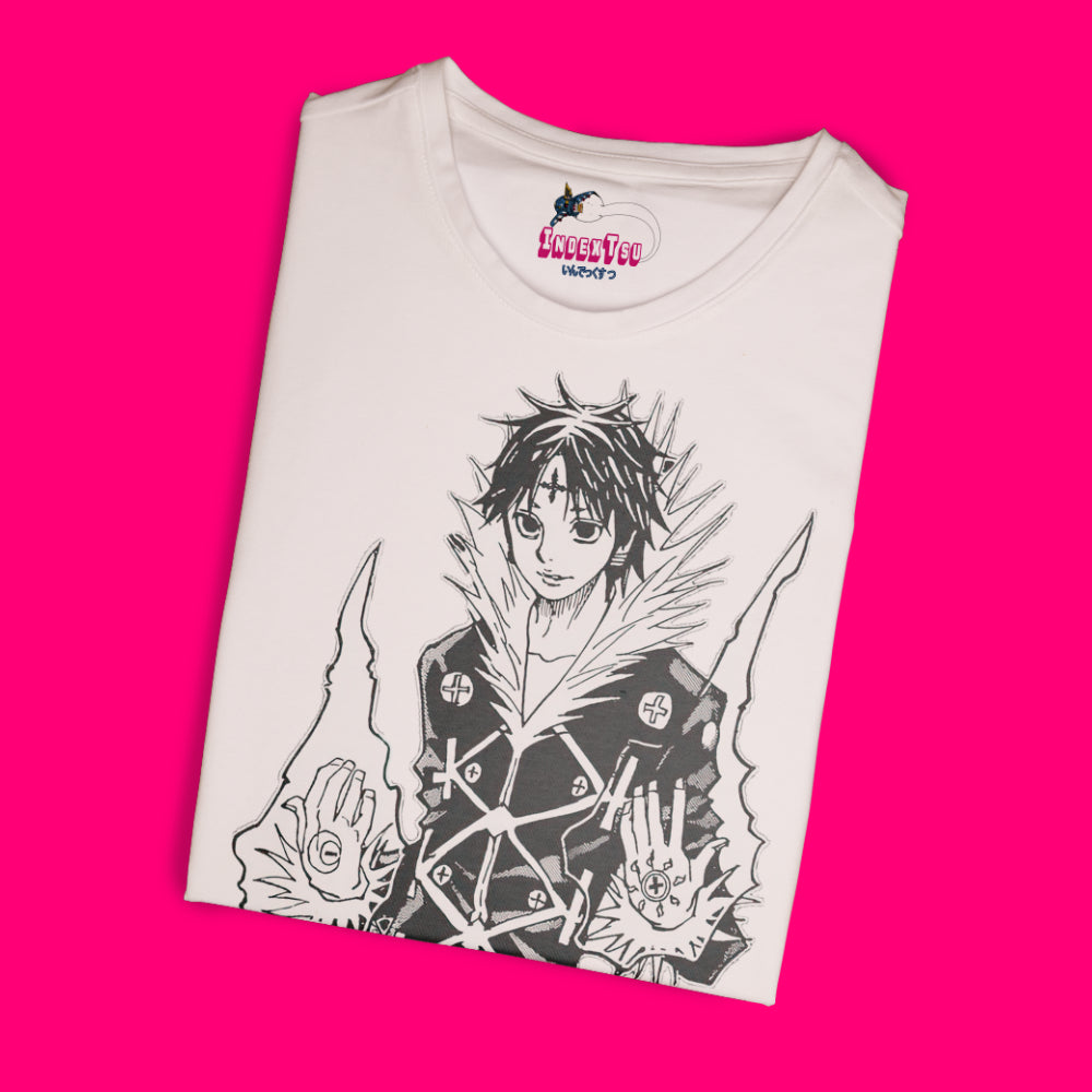 Playera IndexTsu Kuro Hunter X Hunter HXH Chrollo Lucifer + -