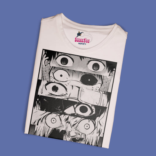 Playera IndexTsu Kuro Tokyo Ghoul Kaneki Faces.