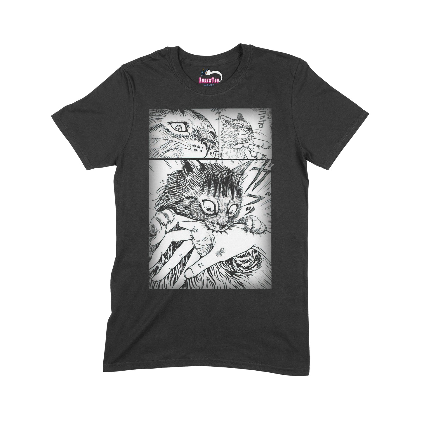 Playera IndexTsu Kuro Junji Ito Cat.